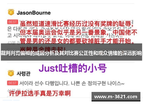 裁判判罚偏袒的成因分析及其对比赛公正性和观众情绪的深远影响