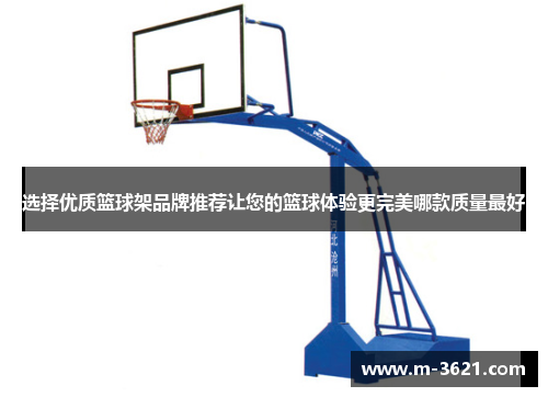 选择优质篮球架品牌推荐让您的篮球体验更完美哪款质量最好